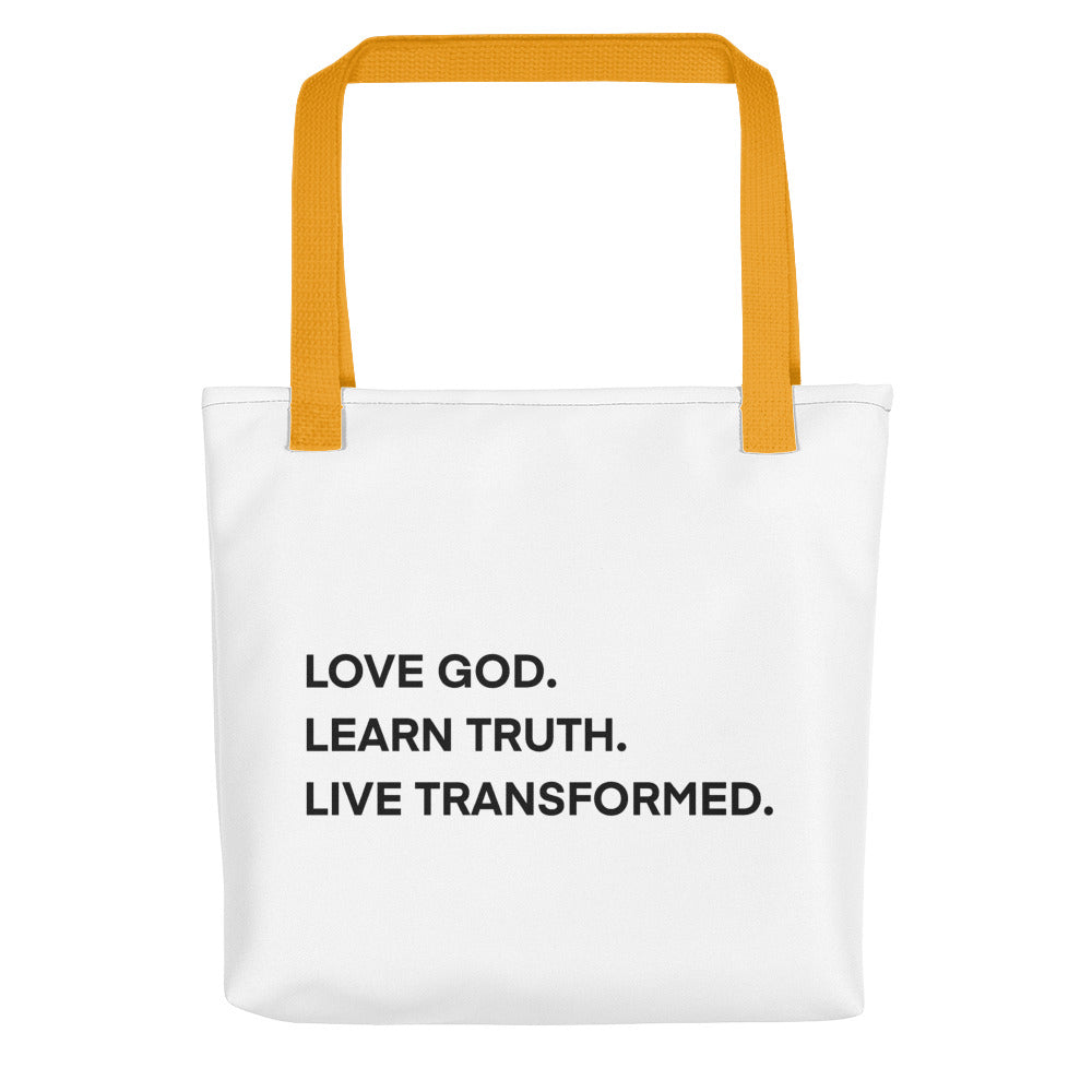Love God Tote bag