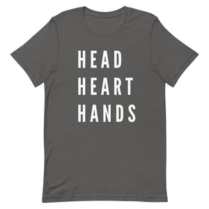 HEAD, HEART, HANDS Short-Sleeve Unisex T-Shirt